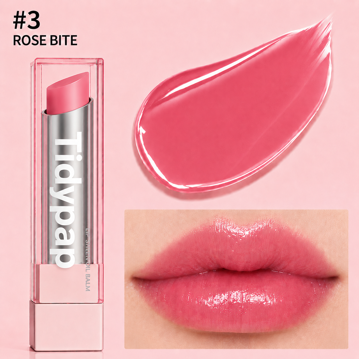 🔥Last Day Buy 1 Get 1 Free|Tidypap GLOW VEIL LIP SHEEN OIL BALM