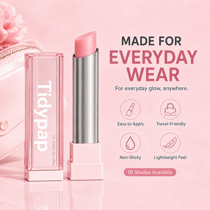 🔥Last Day Buy 1 Get 1 Free|Tidypap GLOW VEIL LIP SHEEN OIL BALM