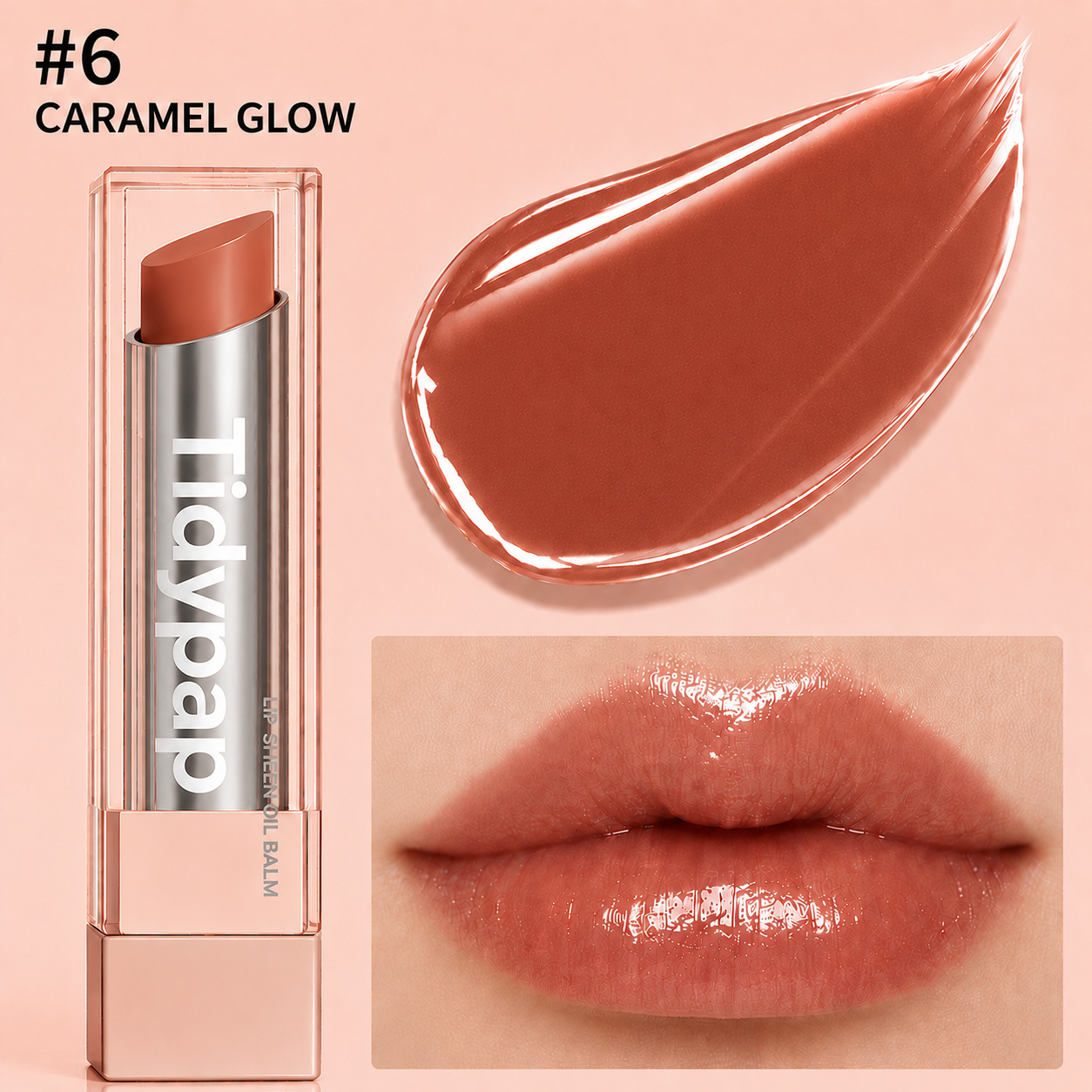 🔥Last Day Buy 1 Get 1 Free|Tidypap GLOW VEIL LIP SHEEN OIL BALM