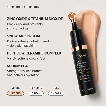 🎉Last Day Buy 1 Get 1 Free|Tidypap Brightening Eye Corrector